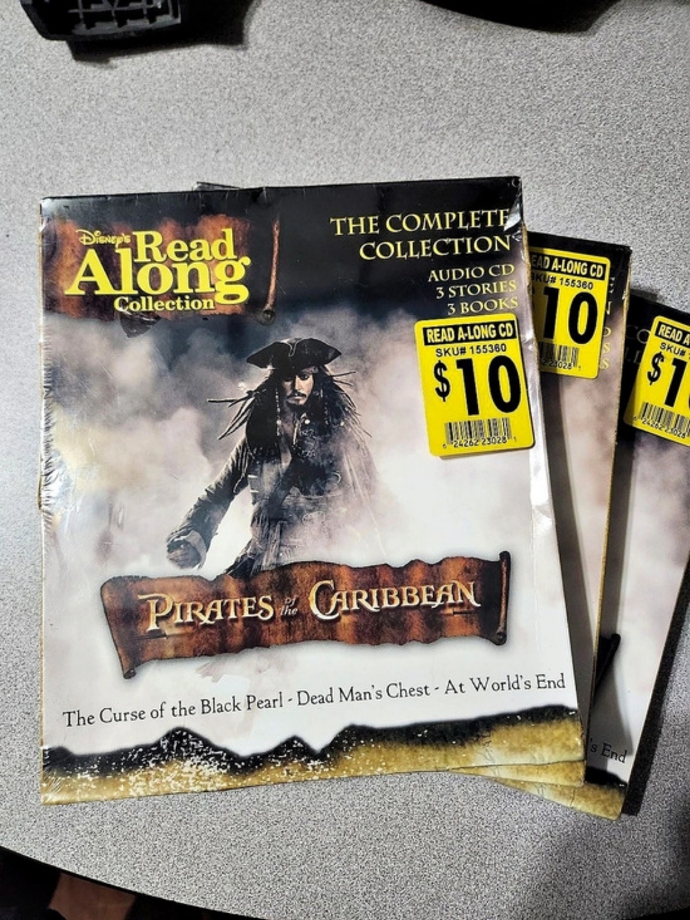 Disney Pirates of the Caribbean Read-Along Collection 4-Book Set